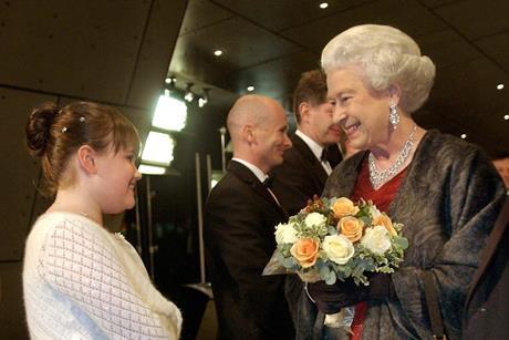 Queen Elizabeth meets Beth Cook