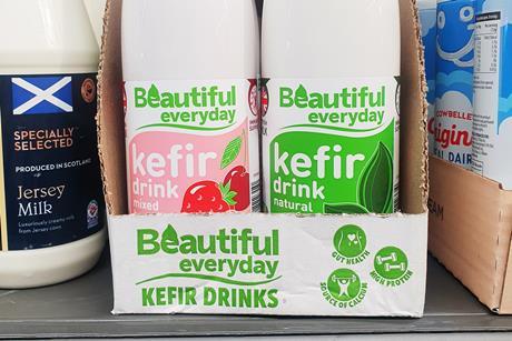aldi beautiful kefir drink