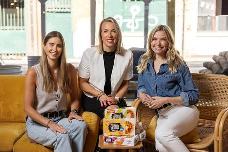 NED Megan Harrison centre with Sophie McGregor (left) and Ella Harland from Griddle