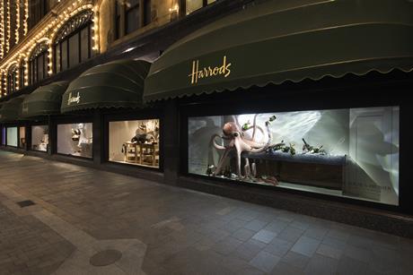 Harrods Food halls Windows