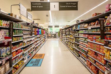 Waitrose aisle