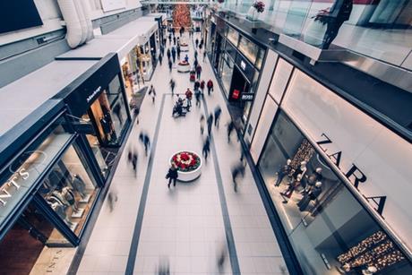 high street mall clothes shopping