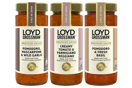 Loyd Grossman unveils premium pasta sauces