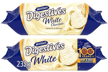 White chocolate Digestives