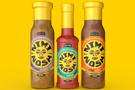 Nimi Nosh trio of punchy newcomers - Epic Jerk Quick Marinade & Sauce, Cracking Curry Quick Marinade & Sauce and Authentic Pepper Sauce 2