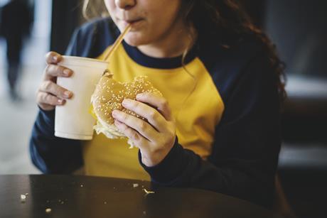 junk food burger obesity