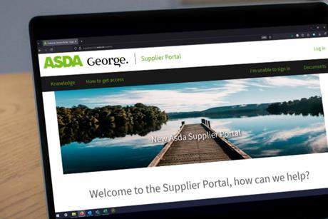 asda supplier portal