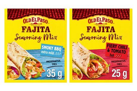 Old El Paso fajita spice kits