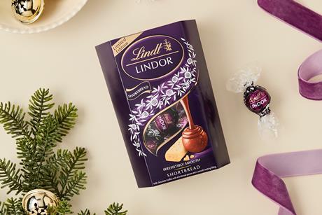 LINDT LINDOR SHORTBREAD CHRISTMAS