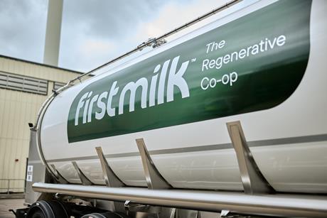 First Milk tanker new logo 1