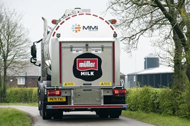 Müller UK & Ireland milk tanker