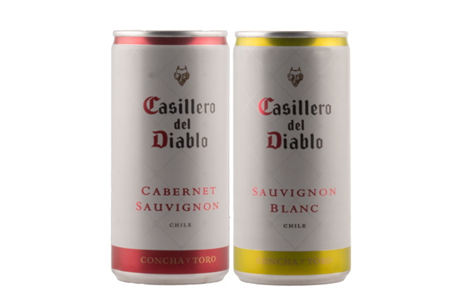 Casillero del Diablo canned wines